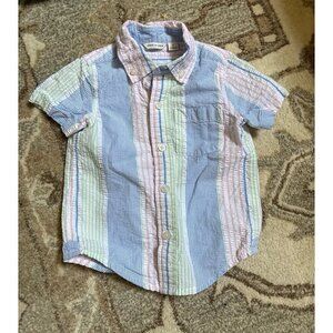 Janie & Jack Seersucker Shirt